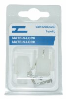 Steckgehäuse MATE-N-LOCK 2-pol