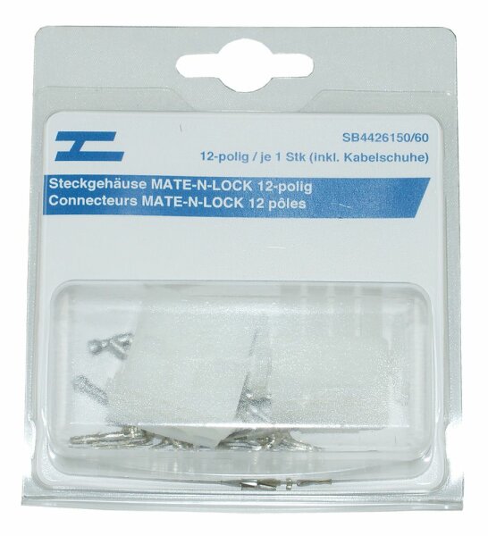 Steckgehäuse MATE-N-LOCK 12-pol