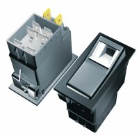 Umschalter mit Emblemen rt/ge/gn/sz 1-2 12V