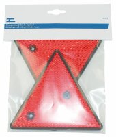 Rückstrahler 2 Stk. Dreieck rot