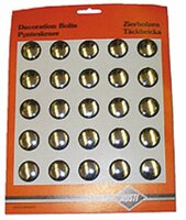 Chrom-Abdeckschrauben 2 Stk ø22mm