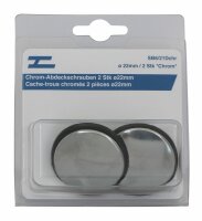 Cache-trous chromés 2 pièces ø 40mm