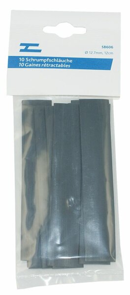 Schrumpfschlauch 10 x ø 12.7 mm 2:1 sz