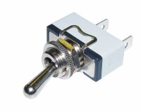 Interrupteur à bascule levier métallique 15A