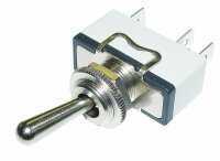 Commutateur levier mét. 15A marche-arrêt-marche