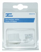 Fiche H4 blanc avec 3 cosses