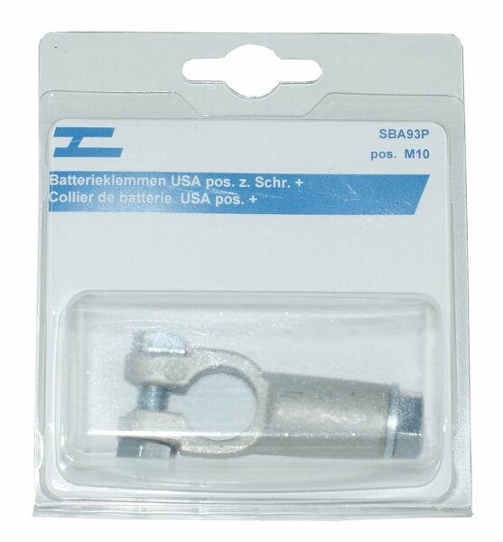 Batterieklemme USA pos. z. Schr. +