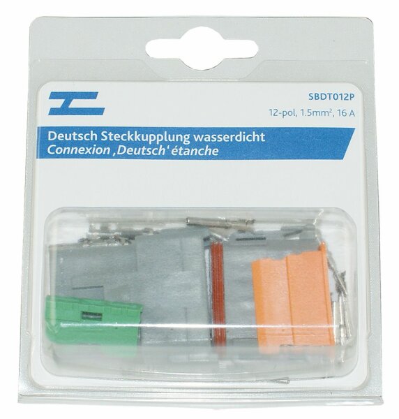 Deutsch Steckkupplung wasserdicht 12 pol.