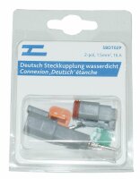 Deutsch Steckkupplung wasserdicht 2 pol.