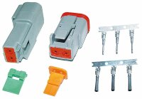 Deutsch Steckkupplung wasserdicht 2 pol.