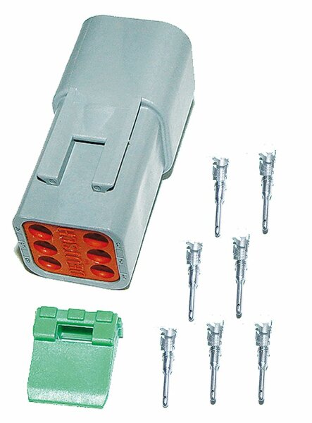 "Deutsch" Steckdosenset 6-pol. komplett