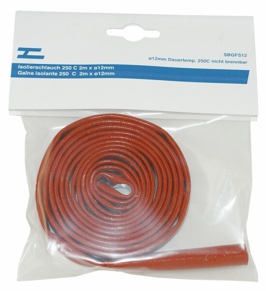 Isolierschlauch 250 C 2m x ø12mm
