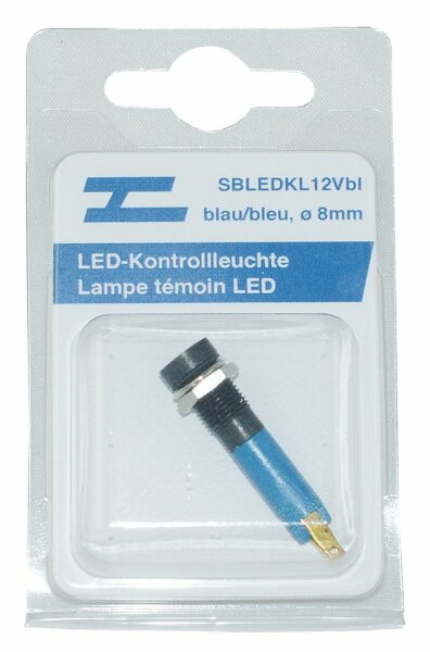 LED-Kontrollleuchte blau12V ø 8mm