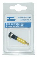 LED-Kontrollleuchte gelb 12V ø 8mm