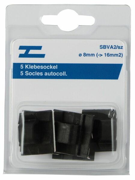 5 Klebesockel für Kabel -16mm2 ø 9.6mm