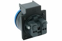 Prise à encastrer bleue, 1 x T13, IP55