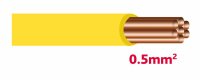Autolichtkabel 0.5 mm2 gelb