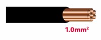Autolichtkabel 1.0 mm2 schwarz