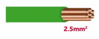 Autolichtkabel 2.5 mm2 grün Spule