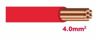 Autolichtkabel 4.0 mm2 rot