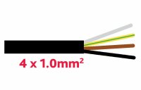TD-Kabel 4x1.0mm schwarz