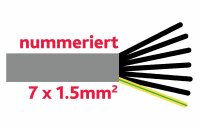 Steuerkabel 7 x 1.5 mm2 numm. Mantel grau