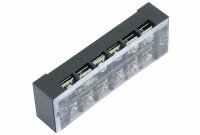 Masse- oder Stromverteiler 6-pol schwarz