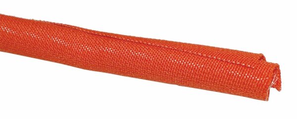 5 m Gewebeschlauch Snap 19PET orange