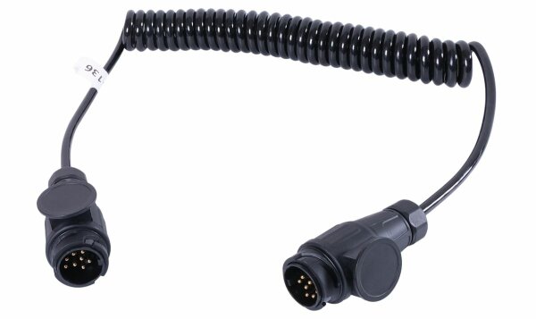 Spiralkabel 13-pol. 3.5 m mit Stecker 12 V