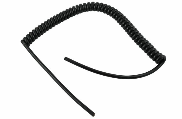 Spiralkabel 4 x 1.0 mm2, 0.4  - 1.6 m