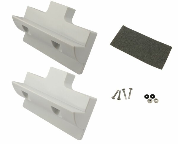 2 Stk. Verbinder/Stützen ABS für Solarpanele