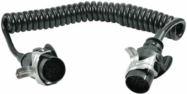 Jeu de câbles en spirale Dometic Heavy Duty pour remorque avec trois entrées de caméra