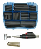 Schrumpfschlauch-Set 3:1 mit Kleber/Brennstift