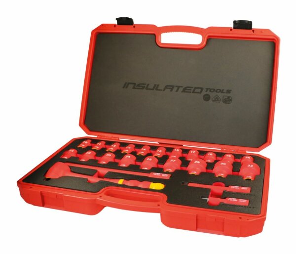 Jeu de clés à douille isolés 1/2"