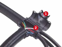 Harnessflex Mehrfach Reduziereinsatz schwarz NC20 NW 17...