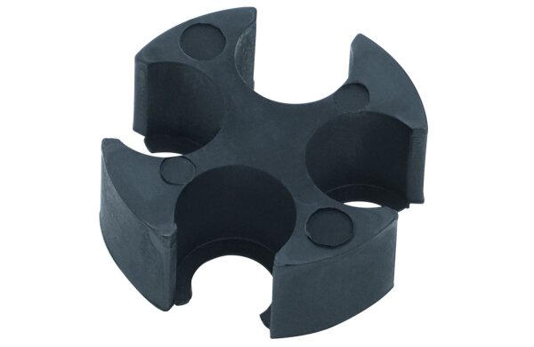 Harnessflex Insert réducteur multiple noir NC28 DN 23 vers 4 x NC08 DN 7.5