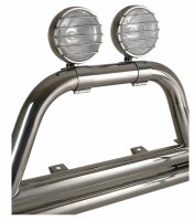 Scheinwerferhalter ø41-43mm Edelstahl