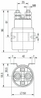 Gleichstromrelais 150 Amp.