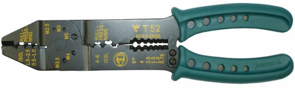 Kabelschuhzange für unisolierte Kabelschuhe