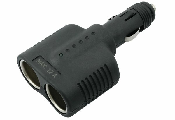 2-fach Steckdose f. Zigarren-Anzünder