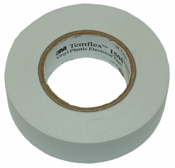 1 Rolle 3M Isolierband 20mx19mm weiss