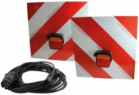 Satz Warntafeln mit LED-Leuchten für Überbreite