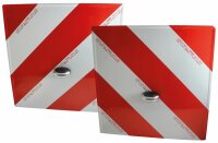 Satz Warntafeln mit LED-Leuchten für Überbreite