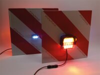 Set de panneaux davertissement avec feux LED pour charges de largeur exceptionnelle