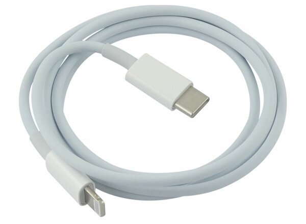 Ladekabel für Apple Geräte mit Lightning-Anschluss auf USB-C