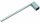 Grundhalter zu Doppelradmarkierungssatz LED, ausziehbar 400 - 650 mm, horizontale Schwenkung