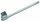 Grundhalter zu Doppelradmarkierungssatz LED, ausziehbar 400 - 650 mm, horizontale Schwenkung