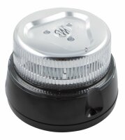 WAS LED-Blitzleuchte 12/24 V transp. + gelb. Licht