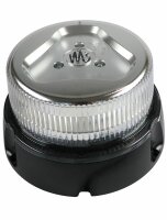 WAS LED-Blitzleuchte 12/24 V transp. + gelb. Licht