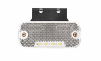 WAS - LED-Positionsleuchte 12/24V weiss